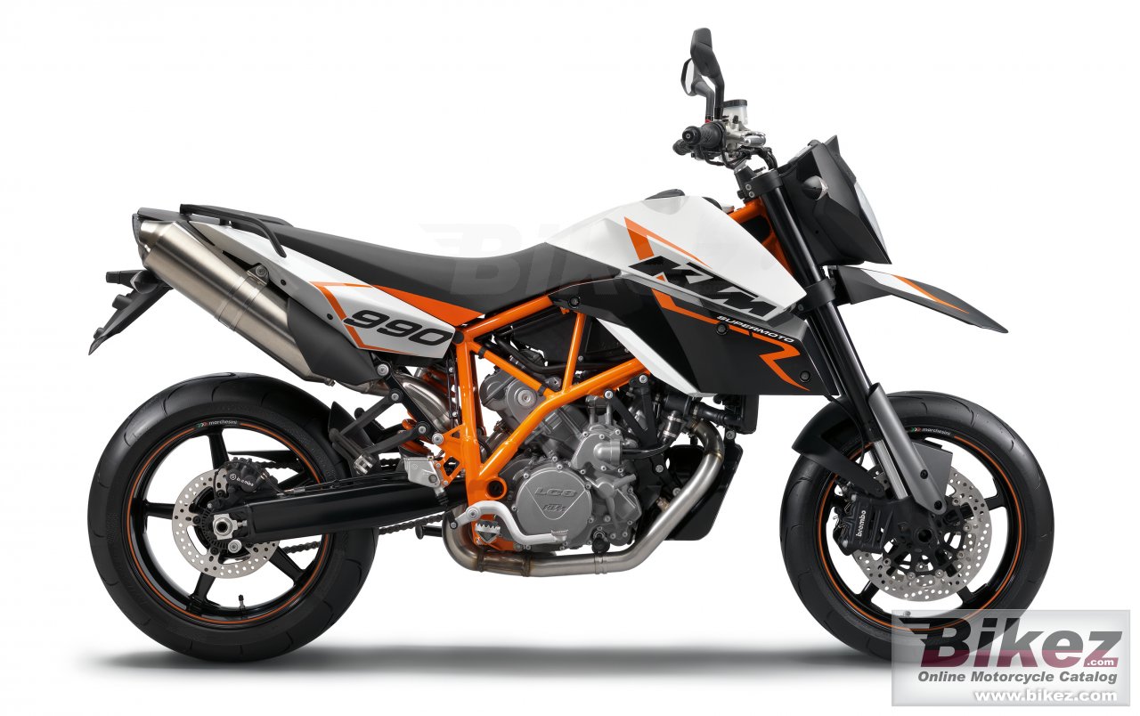 Big KTM 990 sm r picture and wallpaper from Bikez.com